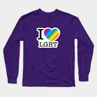 I Love LGBT Long Sleeve T-Shirt